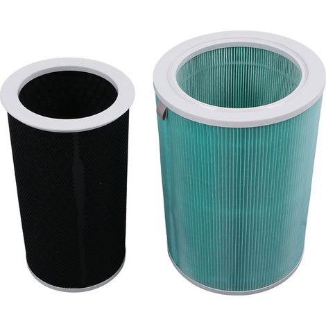 Filtre à air vert Xiaomi pour purificateur d'air, compatible avec les filtres pour purificateur d'air Xiaomi de génération 1/2/3/4/2S/PRO, élimination du formaldéhyde, élimination du smog, filtre à ch (1/5)