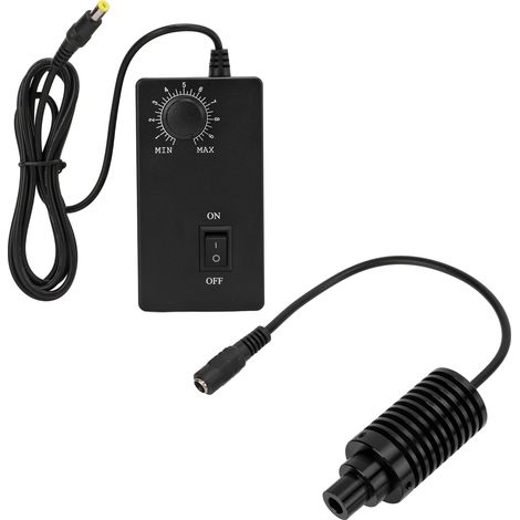Microscope LED à lumière coaxiale réglable, résistant à l'usure et dissipant la chaleur, spot lumineux AC100V‑240V, prise UE, blanc, diamètre 13mm (1/5)
