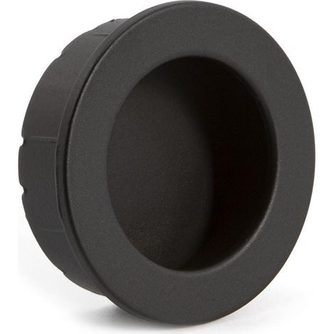 TRENTADUE tirador embutir zmk kona ø35 d40 negro mate , El modelo Kona de Trentadue es un tirador de embutir diseñado para ofrecer una estética minimalista sin renunci