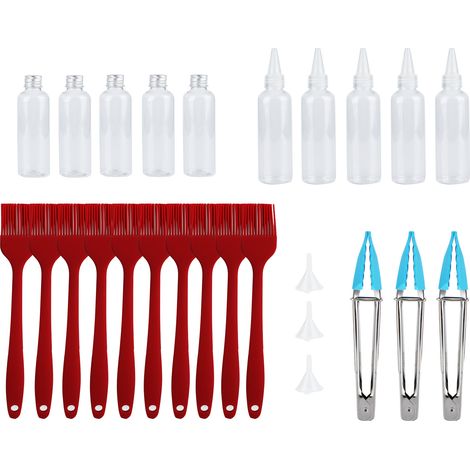 d accessoires pour barbecue brosse à huile pince bouchon en (1/5)