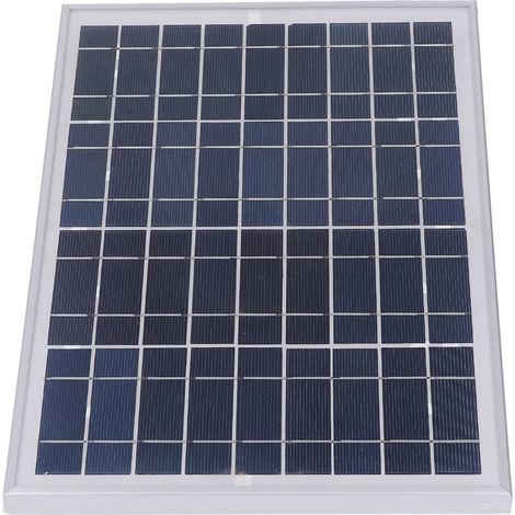 10-W-monokristallines, vorgebohrtes, wasserdichtes 18-V-Solarpanel für netzunabhängige Außenbeleuchtung (1/5)