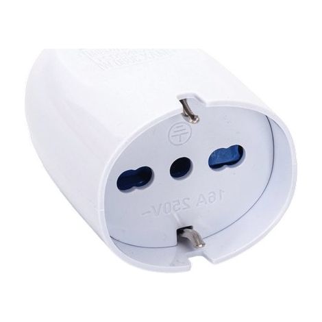 Presa Mobile Schuko Aigostar Bianco 2P con T 16A 10 Pezzi