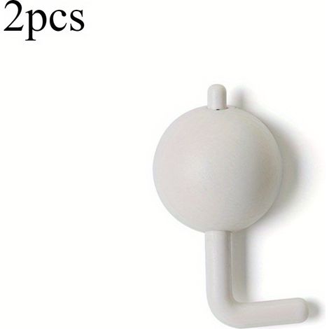 2 verrous de sécurité pour porte de meuble, loquet de tiroir multifonction avec retour à ressort pour la sécurité des animaux domestiques et le rangement sécurisé, blanc. (1/5)