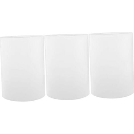 BARKBUSTERS Lot de 3 abat-jours en acrylique, bande lumineuse, lampe de table, abat-jour blanc, accessoires de lampe de table (1/4)