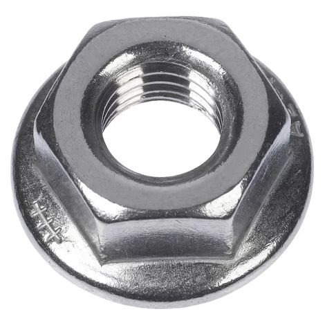 Dado Esagonale Fischer MU F M8 A2 Flangiato per Profili Solar Confezione 100pz  571210
