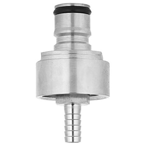 Bouchon de Carbonatation Acier Inoxydable avec Baril à Bille , Compteur Pression Bouteille de Remplissage Bouilloire à Pression Barboteur CO2 Bière Jus de Soda Carbonaté pour Bouteilles en Plastique (1/5)