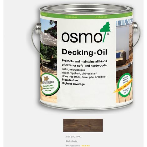 Osmo Decking Oil - Bog Oak - 750ml
