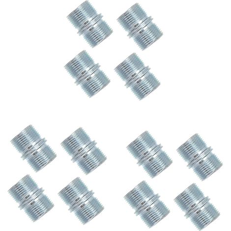 Écrou de support d'étagère en acier, connecteur à double tête (1/5)