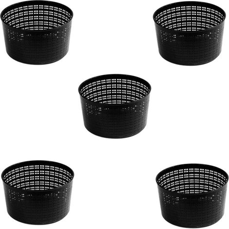 Multipack da 5 cesti per piante acquatiche rotondi dimensioni 21,5 cm cadauno