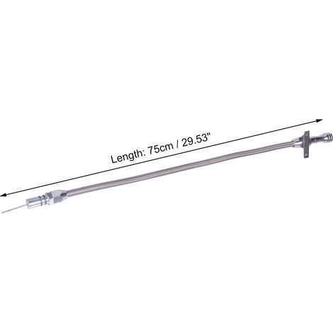 Zoternen Jauge de transmission en acier inoxydable tressé, pare-feu flexible TH350 TH-400 700R4, transmission SBC BBC, remplacement de transmission pour Chevy GM (1/5)