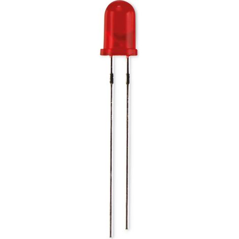 KINGBRIGHT LED, L-7113SURDK, Rot, 5 mm (T-1 3/4), 630 nm, 1300 mcd, 30°, Rund