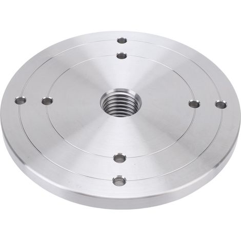 Plaque frontale en acier pour tour à bois 147mm, filetage 1"-8TPI, adaptateur de mandrin pour machines à bois, fixation sur arbre principal (1/5)