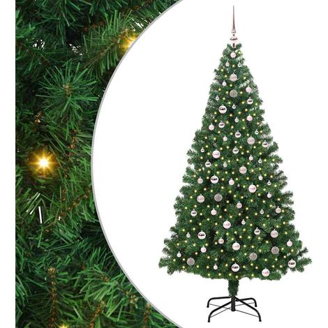 Sapin de Noël  Arbre de Noël artificiel Vert 240 cm PVC, Acier et Plastique (1/5)