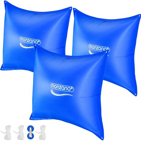 Pool cushion set 3 pcs 120x120cm tear resistant winter use