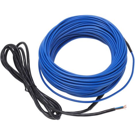 Câble chauffant pour tuyaux, ruban chauffant, 15 mètres, 15 W/M, 225W, IP68, étanche pour l'hiver, 220 à 240V, 50Hz. (1/4)