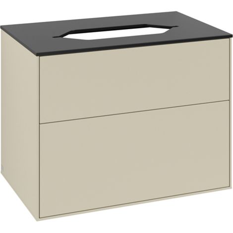 Villeroy & Boch Finion meuble sous lavabo, 2 tiroirs, lavabo au