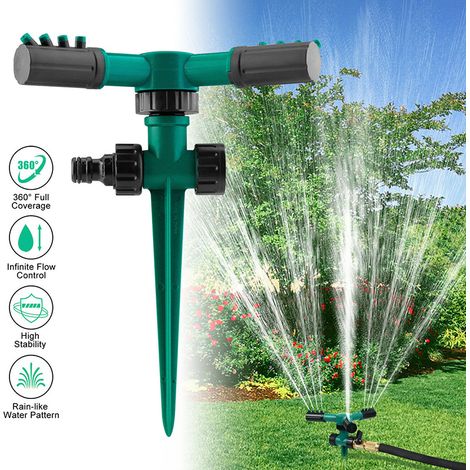 Système d'irrigation automatique pour pelouse avec rotation à 360°-AquaForge