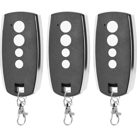 Lot de 3 Telecommande Portail - 433.92MHz Telecommande Porte de Garage Compatible Avec King Gates Stylo 4K Télécommande 4 Canaux. Telecommande Rolling (1/5)