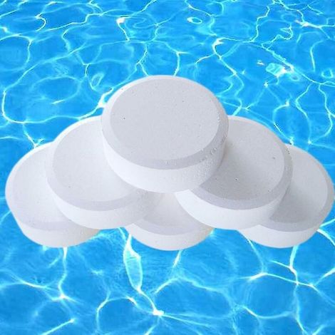 royaluxe -50 Pcs Chlorine Tablets Multifunction Instant Disinfection For Swimming Pool Tub Spa (1/3)