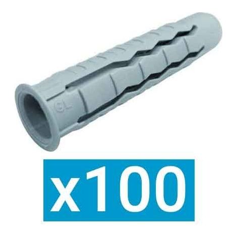 ING FIXATIONS CHEVILLE NYLON POLYVALENTE 8X40 - BOITE DE 100 - A170214 (1/4)