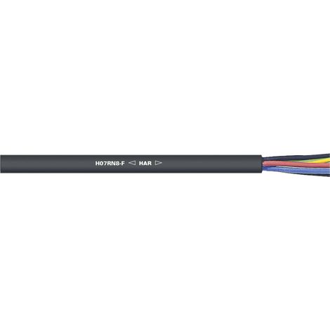 Câble de raccordement H07RN8-F LAPP 1600611/1 4 x 4 mm² noir Marchandise vendue au mètre X77480
