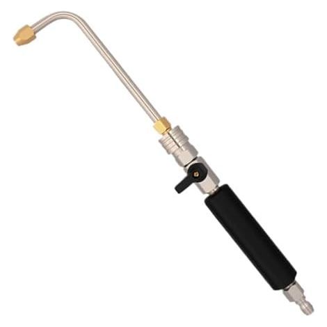 Lance De Pression Pour Tuyau D'Arrosage Nettoyage Robuste,Pulvérisateur Portable Multifonction pour de Gouttières, Terrasses, Clôtures, Allées, Vitres et Lavage 1/4 Insert Rapide - (1/5)