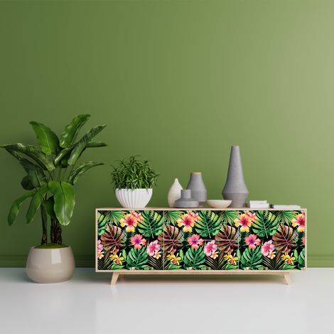Sticker meuble tropical wittawas 60 x 90 cm (1/5)