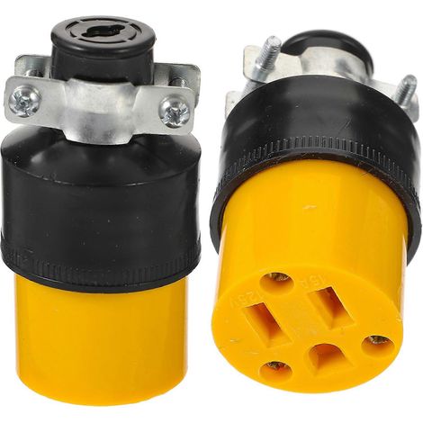 2 embouts de rallonge électrique avec connecteur femelle à 3 broches (1/5)