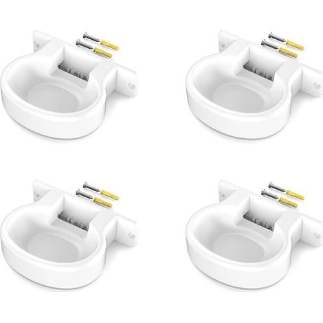 Support mural pour enceinte intelligente Google Nest WiFi Pro (lot de 4), avec base de rangement et 1 pièce. (1/5)