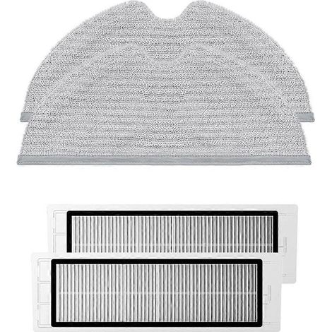 Accessoires pour aspirateur Xiaomi Roborock S5 Max S50 S5 S6 S60 Pure S5Max : lingette de nettoyage, filtre HEPA et autres pièces détachées. (1/5)