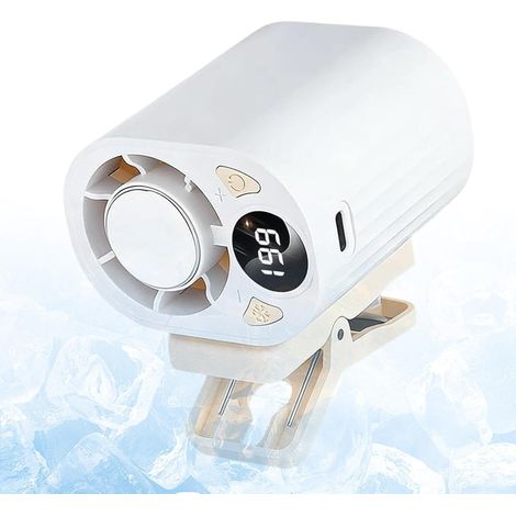 Petit Ventilateur De Bureau Multifonctionnel Rechargeable USB Compact (1/5)