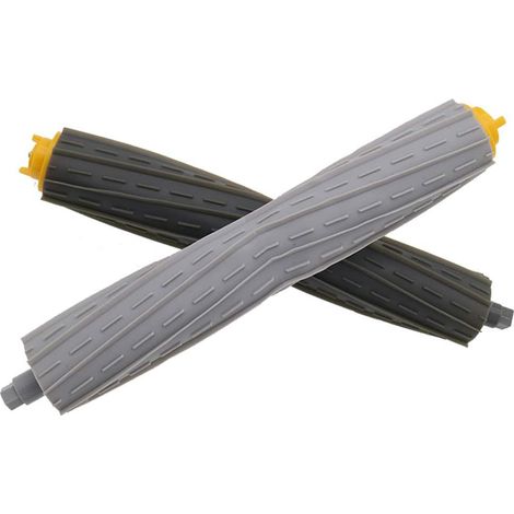 YanBan Lot de 2 brosses d'extraction de débris sans enchevêtrement compatibles avec iRobot série 800 800 860 866 870 871 880 886 890 900 960 966 980 (1/4)