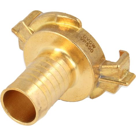 Schnellkupplung - 3/4 Zoll (19 mm) Schlauchstutzen-Schlauchstück mit DVGW Trinkwasserzulassung (1/3)
