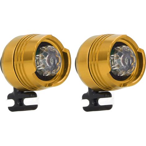 Lot de 2 sabots décoratifs avec lampe frontale intégrée, en alliage d'aluminium ABS étanche IPX5, pour Thanksgiving (1/5)