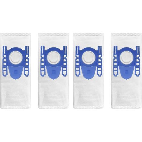 Sacs à poussière de rechange (4 pièces) pour aspirateurs robots Siemens VS04, VS06, VS10, VS5, VS69, VS6, VS70, VS71 et VS7.