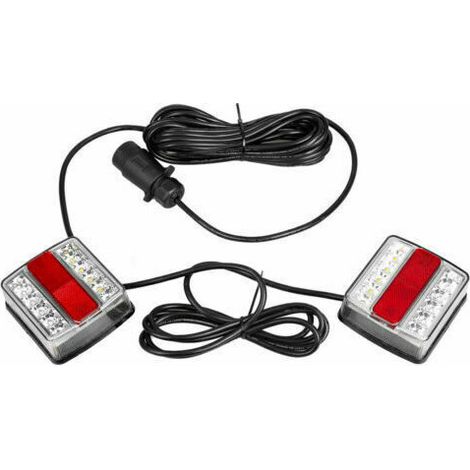 Maxter – Lanterne portative à LED 4M – Alimentation 5 conducteurs – Support à poser – Pour chantiers humides