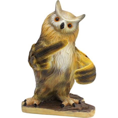Eulen-Windmühlenschaukel, Garten- und Hofdekoration, kreatives Kunsthandwerk für Tierfiguren im Freien