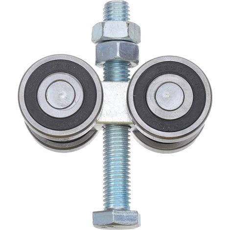 industrielle en acier pour porte coulissante à 4 roues (1/5)