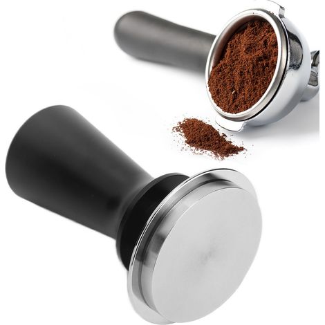 Marteau doseur à café en acier inoxydable de 51 mm, niveleur en acier inoxydable (1/5)