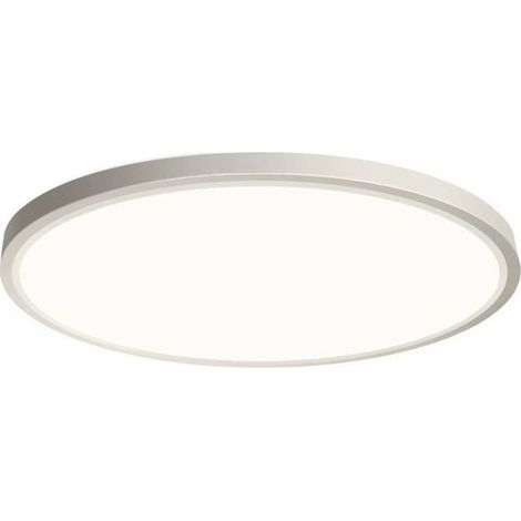 Plafonnier LED, diamètre 30 cm, 24 W, plafonnier moderne, blanc simple, non dimmable, pour chambre, couloir, sous-sol, balcon (1/5)