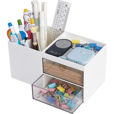 Support Stylo - Organisateur De Bureau - Compatible Bureau Maison École - 1 Pièce (1/5)