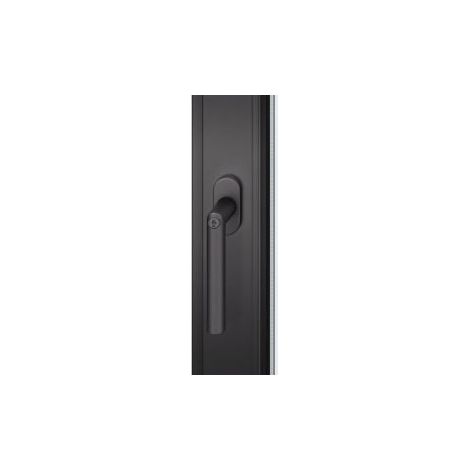 Manilla de ventana 34 1076 Aluminio 30-35mm negro anodizado con retén FSB (1/2)