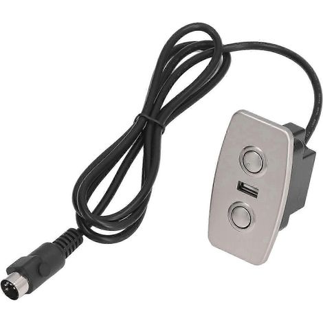 Commande de canapé électrique avec interrupteur inclinable à 5 broches direct, dotée d'une interface USB, compatible avec les chambres à coucher. (1/5)