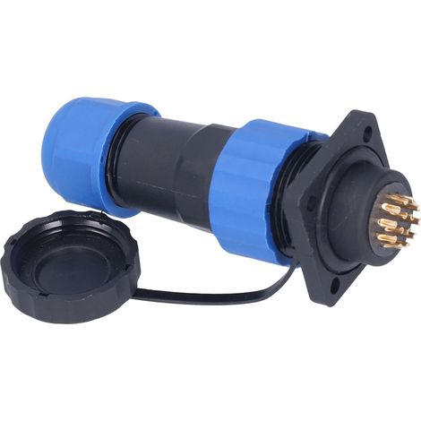 Connecteur d'alimentation étanche, prise et fiche carrées pour l'aviation, adaptateur industriel de soudage, 250 V 5 A, broche SP2014. (1/5)