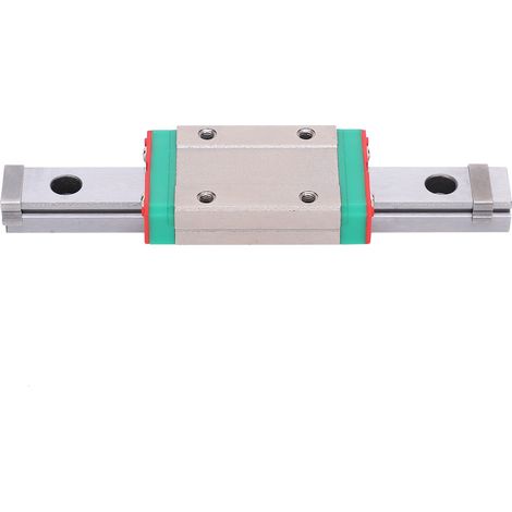 MGN12H‑100‑1R Glissière linéaire miniature, bloc coulissant rallongé, rail de guidage pour automatisation industrielle (1/5)