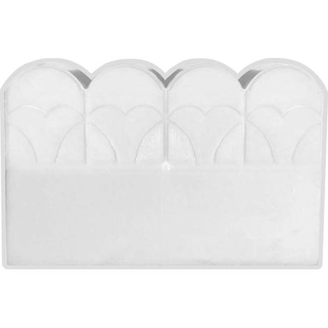1pc Jardin Bordures Moule en Plastique Bricolage Parterre Moule béton Brique Bordures Bloc Mold Décoration pour la pelouse Cour (1/5)