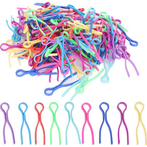 120Pcs Bobbin Thread Clamp Plastic Clip Buddies Thread Control Embroidery Supplies (1/5)