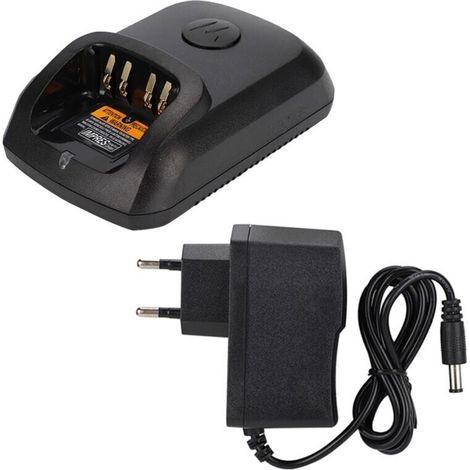 Chargeur de talkie-walkie 100-240V (prise ue) pour Motorola XIR P8268 DP4400 DP4800 DP4801 DEP550 (1/5)