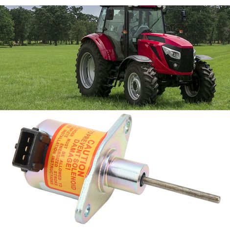 Électrovanne d'arrêt moteur compatible avec tracteur Mechron CK DK RX (référence : SGDL-0512) 12 V (1/5)