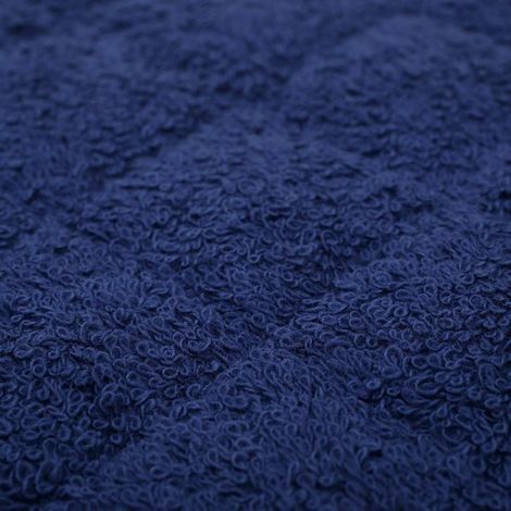 Set da cucina in cotone da 5 pezzi per uso quotidiano - Presine in spugna - Presine resistenti al calore - Presine per cucinare e cuocere al forno - Blu scuro (1/4)